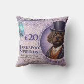 Cockapoo Kussen | Grappig Hond Liefhebber Kussen C (Achterkant)