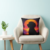 Cockapoo kussen - Retro cadeau voor Cockapoo honde (Stoel)