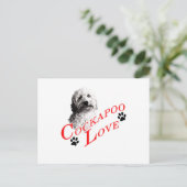 Cockapoo Love Briefkaart (Staand voorkant)