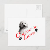 Cockapoo Love Briefkaart (Voorkant / Achterkant)