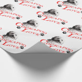 Cockapoo Love Cadeaupapier (Hoek)
