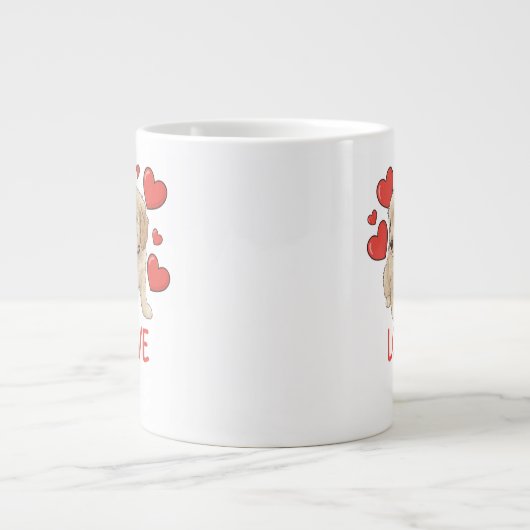 Cockapoo Love Grote Koffiekop (Voorkant)