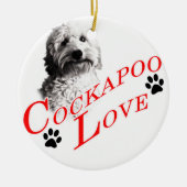 Cockapoo Love Keramisch Ornament (Voorkant)