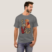 Cockapoo Love Leopard Pset Happy Valentines Day D T-shirt (Voorkant volledig)