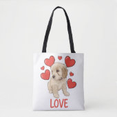 Cockapoo Love Tote Bag (Voorkant)