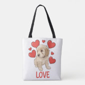 Cockapoo Love Tote Bag (Achterkant)