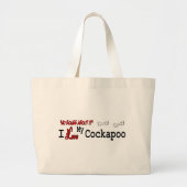 Cockapoo Lovers Gifts Grote Tote Bag (Voorkant)