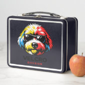 Cockapoo Lunchtrommel Kleurrijke Hond Cadeau (In situ)