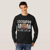 Cockapoo mam Fur Life Dog Pun Moederdag Cute T-shirt (Voorkant volledig)