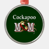 Cockapoo Mam Gifts Metalen Ornament (Voorkant)