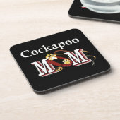 Cockapoo Mam Gifts Onderzetter (Linkerzijde)