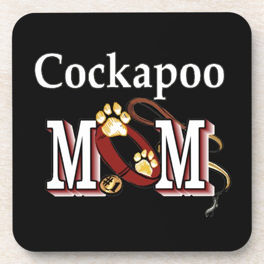 Cockapoo Mam Gifts Onderzetter (Voorkant)