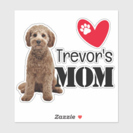 Cockapoo mam Personalized Sticker
