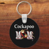 cockapoo mam Sleutelhanger (Voorkant)