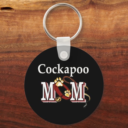 cockapoo mam Sleutelhanger (Voorkant)
