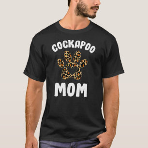 Cockapoo mama Cockapoo Lovers Oseigenaar Leopard T-shirt