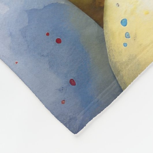 Cockapoo met paaseieren Vakantie Fleece Deken (Hoek)