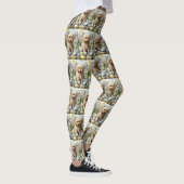 Cockapoo met Pasen Eieren Vakantie Leggings (Rechts)