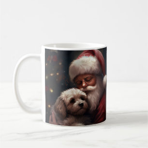 Cockapoo met Sinterklaas Feestelijke Kerstmis Koffiemok