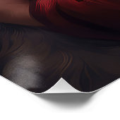 Cockapoo met Sinterklaas Feestelijke Kerstmis Perfect Poster (Hoek)