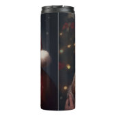 Cockapoo met Sinterklaas Feestelijke Kerstmis Thermosbeker (Achterkant)