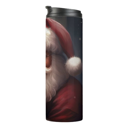 Cockapoo met Sinterklaas Feestelijke Kerstmis Thermosbeker (Geroteerd rechts)