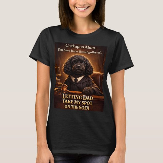 Cockapoo Moeder Gerichtsshirt | Grappig Geschenk v T-shirt (Voorkant)
