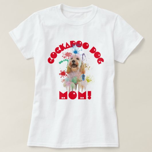 Cockapoo Moeder Hondenliefhebber Beste Hond Moeder T-shirt (Design voorkant)