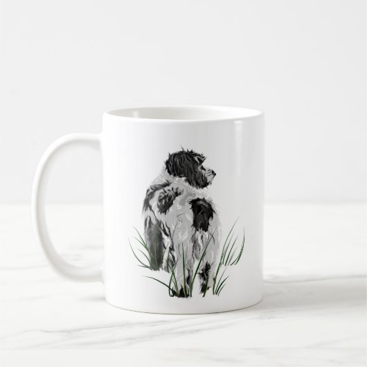 Cockapoo mok – Hondenmoeder koffiemok, watercolor (Links)