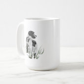 Cockapoo mok –  Hondenmoeder koffiemok, waterverf  (Voorkant links)