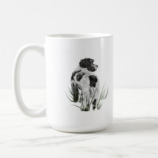 Cockapoo mok –  Hondenmoeder koffiemok, waterverf  (Links)
