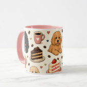 Cockapoo mokkop Cadeaubeker voor hondenliefhebbers Mok (Voorkant links)