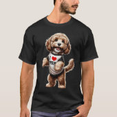 Cockapoo Mom I Love Mom Cockapoo Lover T-shirt (Voorkant)