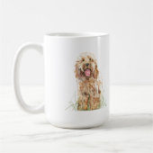 Cockapoo Mug, Dog Lover Gift, Cockapoo Art Mug Koffiemok (Links)