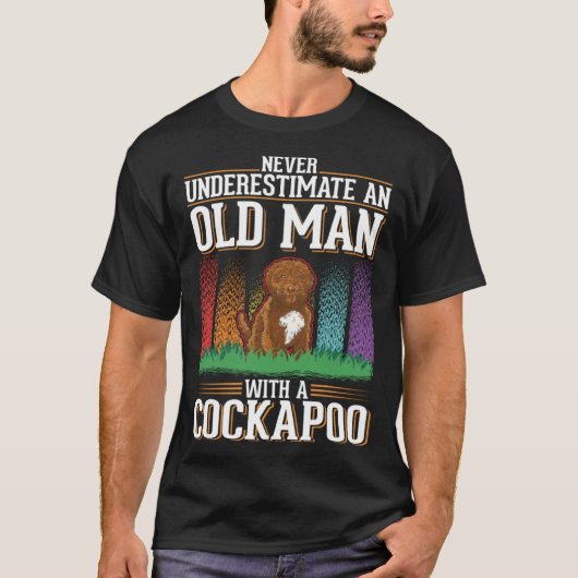 Cockapoo Old Man T-shirt (Voorkant)