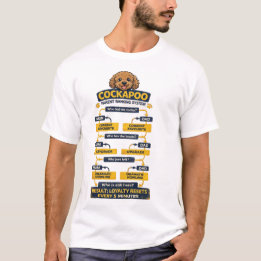 Cockapoo Ouder Rangsysteem Grappig eigenaarscadeau T-shirt