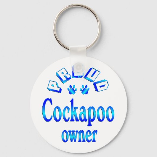 Cockapoo Owner Sleutelhanger (Voorkant)