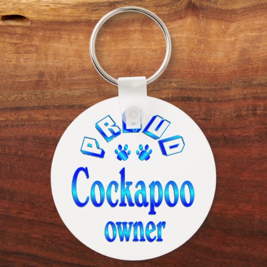 Cockapoo Owner Sleutelhanger (Voorkant)