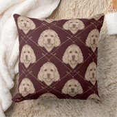 Cockapoo Patroon Kussen | Elegant Hondenkussen (Deken)