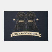 Cockapoo Patrouille Deurmat | Grappige Hond Welkom (Voorkant)