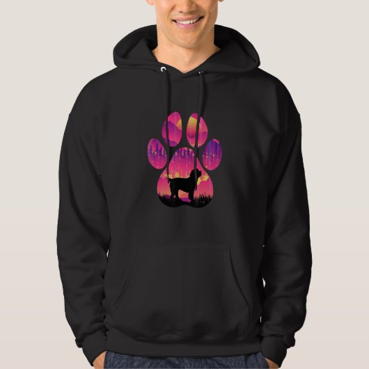 Cockapoo Paw Mom Dad Dog  Women Men Hoodie (Voorkant)