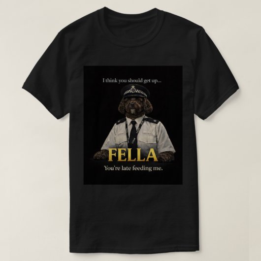 Cockapoo Politie Broeder T-shirt | Grappig Geschen (Design voorkant)