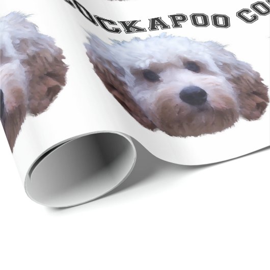 Cockapoo Puppy Cadeaupapier (Rol Hoek)