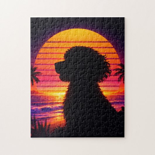 Cockapoo Puzzel - Retro Cockapoo Hondenliefhebber (Verticaal)