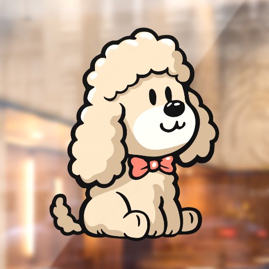 Cockapoo Raamsticker (Vel 2)