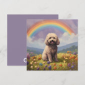 Cockapoo Rainbow Bridge Memorial aangepaste honden (Voorkant / Achterkant)
