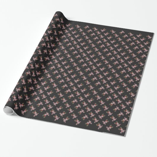Cockapoo Reinbeer voor Kerstmis Cadeaupapier (Uitgerold)