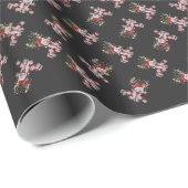 Cockapoo Reinbeer voor Kerstmis Cadeaupapier (Rol Hoek)