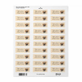 Cockapoo Return Address Label (Full Sheet)
