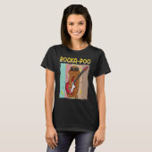 Cockapoo Rockstar Rocka Poo Dog  Blues Master T-shirt (Voorkant volledig)
